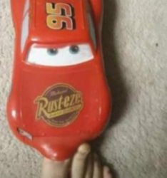 Lightning Mcqueen Suckin' Toes Meme Template