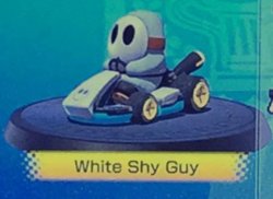 White Shy Guy Meme Template