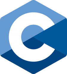 C language logo Meme Template