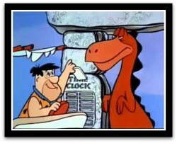 Fred Flintstone Time Clock Meme Template