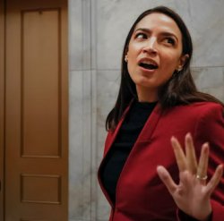 AOC Meme Template