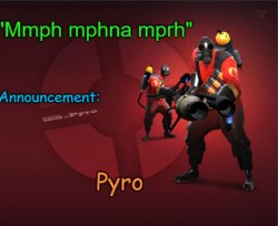 Pyro announcment template Meme Template
