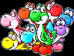 Super Mario World 2: Yoshi's Island all Yoshis Meme Template