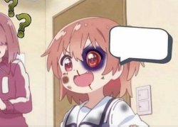 Anime ojo morado Meme Template