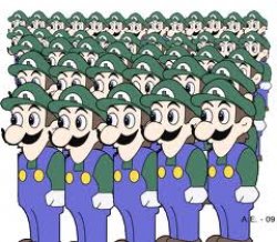 Weegee army Meme Template