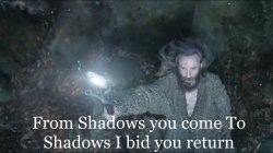 Gandalf from shadows you came Meme Template