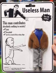 Useless Man Action Figure template Meme Template