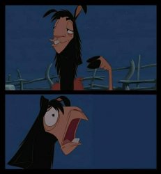 Out of It Kuzco Meme Template