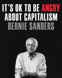 It’s ok to be angry about capitalism Bernie Sanders Meme Template