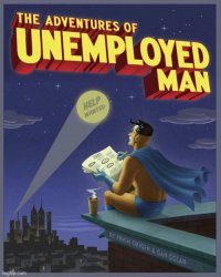 Unemployed man Meme Template