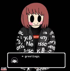 Chara... With DRIP?! Meme Template