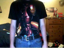 Iron man tshirt Meme Template