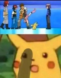 Horny Pikachu Meme Template