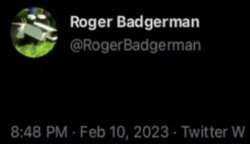 Roger Badgerman Minecraft leak Meme Template