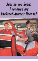 Backseat Driver Meme Template