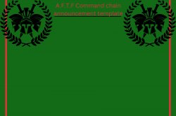 AFTF COMMAND CHAIN ANNOUNCEMENT Meme Template