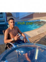 Mó paz Mc Poze Meme Template