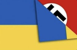 Ukraine flag cover for Nazis Meme Template