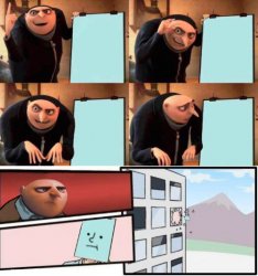 Gru's Plan Meeting Room Crossover Meme Template