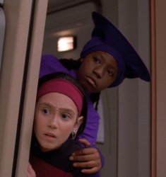 Young Guinan and Ro Meme Template