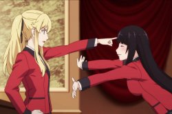 Kakegurui moment Meme Template