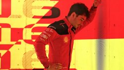 Charles Leclerc looking down at the floor Meme Template