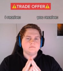 Centric Trade Offer Meme Template