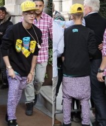 Justin Bieber Pants Meme Template