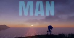 sonic man Meme Template