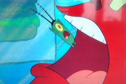 Mr krabs eats plankton Meme Template