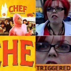 Triggered feminist Meme Template