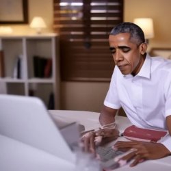 With the er0tic content ban imminent, Slobama rushes to post as Meme Template