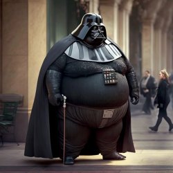 Fat Vader Meme Template