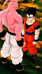 Gohan vs super buu Meme Template