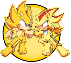 Super Sonic and Super Tails Blank Template - Imgflip