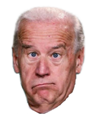 Joe Biden confused head Meme Template