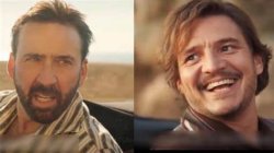 Nic Cage and Pedro Pascal Meme Template