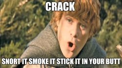 samwise crack Meme Template