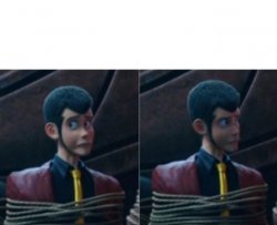 Monkey Puppet meme: Lupin III ver Meme Template
