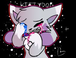 KittyDog Crying (Again) Meme Template