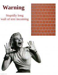 Wall of text warning Meme Template