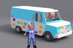 Biden Continues to Sell Ice Cream on the Campaign Trail Meme Template