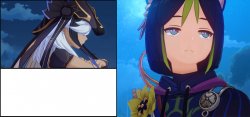 Cyno's jokes and Tighnari Meme Template