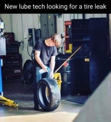 New lube tech Meme Template