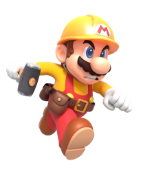 Builder Mario Meme Template