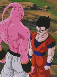 Super Buu vs Gohan Meme Template