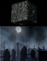 Borg Graveyard Meme Template