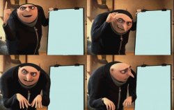 Gru Meme Template