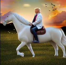 On a pale horse rides death Meme Template