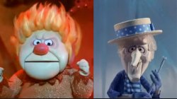 Heat miser vs. Snow miser Meme Template